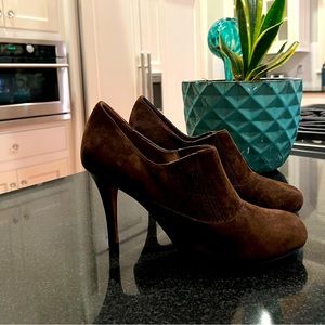 Cole Haan suede booties. Size 9.